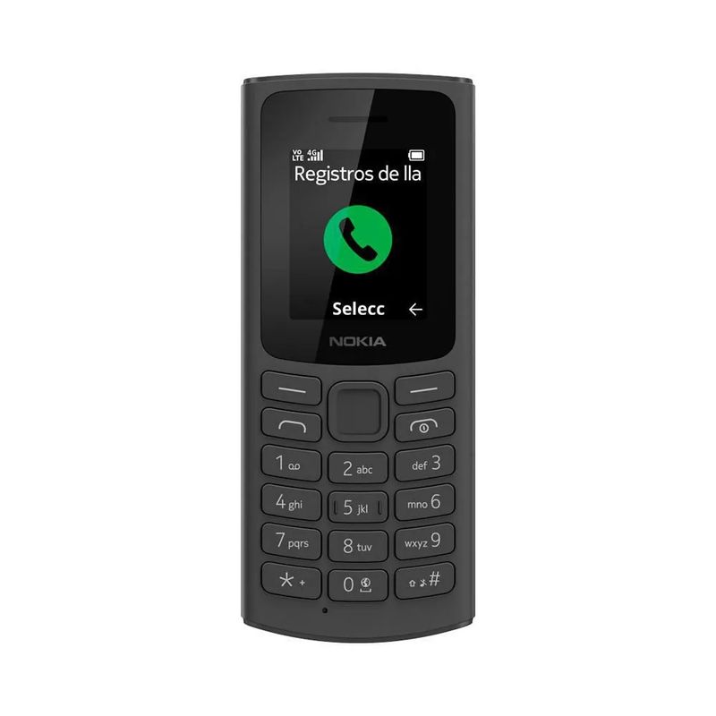 NOKIA - Celular NOKIA 105 4G 128 MB Negro