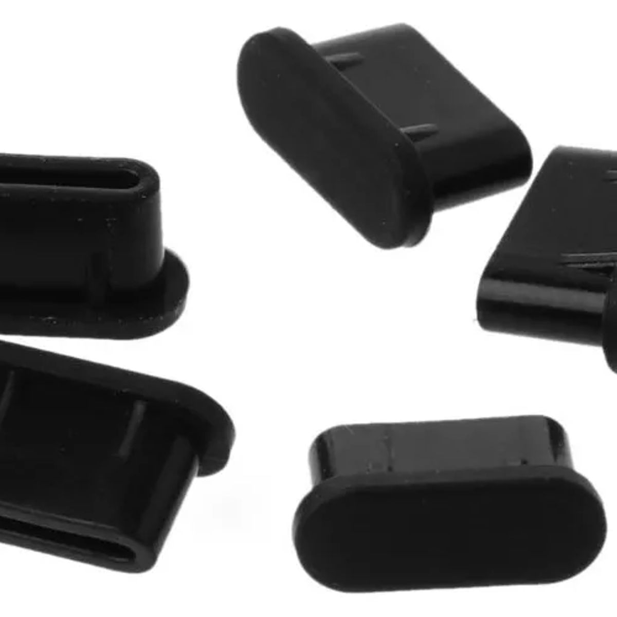 GENERICO - Tapón Antipolvo USB C 5 unidades Portátil Celular Cubierta protector