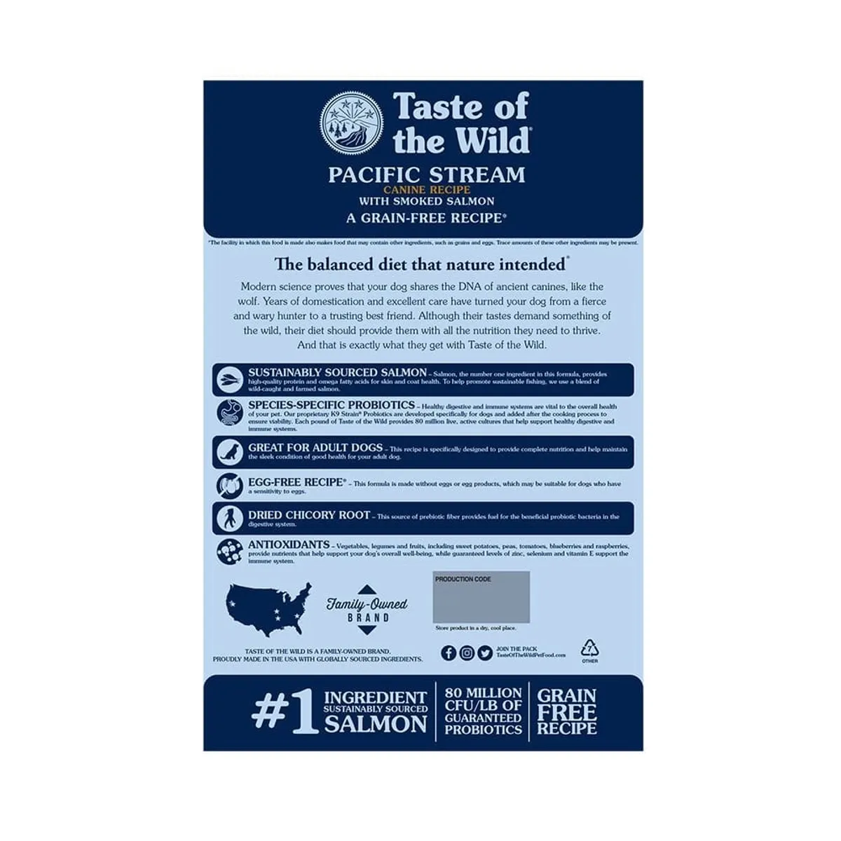 TASTE OF THE WILD - Taste of The Wild Pacific - 5LB