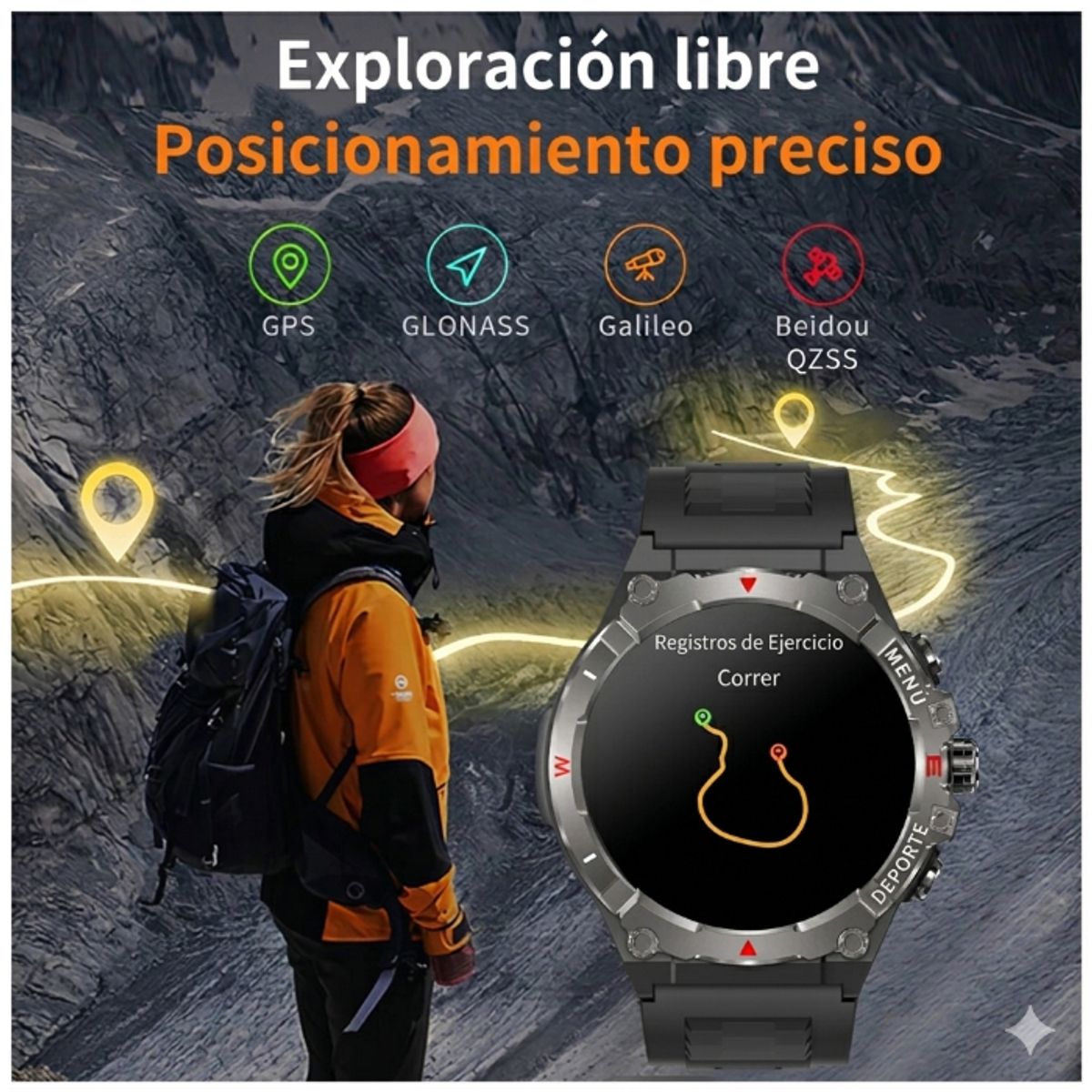 COLMI - Reloj inteligente Smartwatch Pantalla Amoled Alta Resolución Deportes