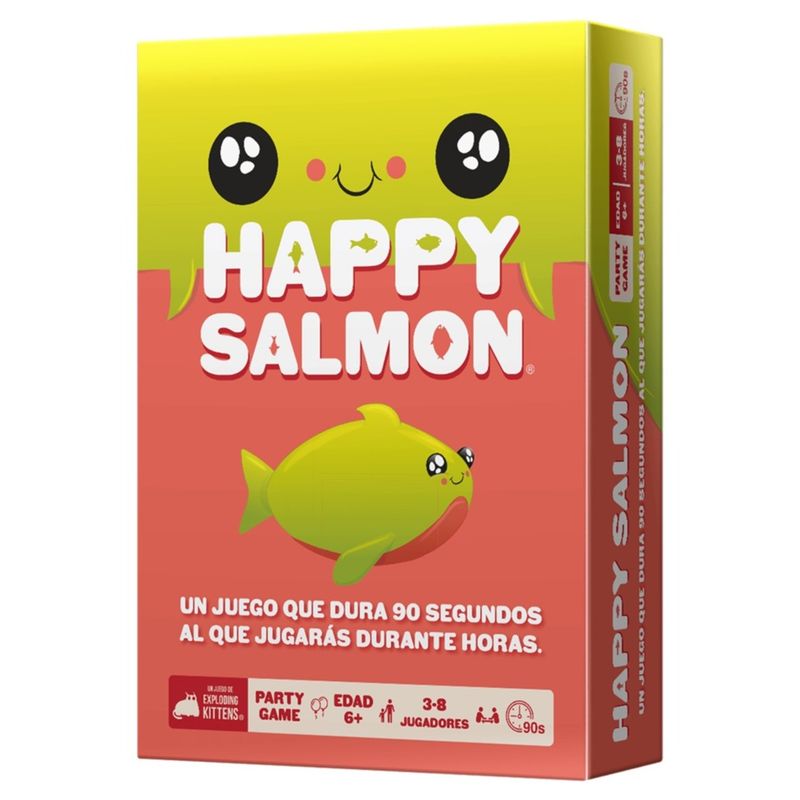 JUGANDO Y EDUCANDO - Juego De Mesa Divertido De Cartas Happy Salmon Para Familia