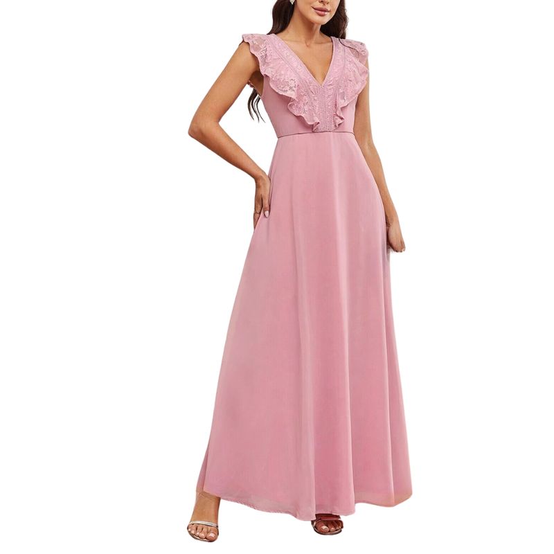YURELKSHOP - VESTIDO DE FIESTA DAMA DE HONOR ELEGANTE BODA GRADO_.