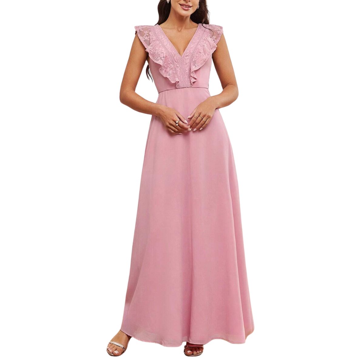 YURELKSHOP - VESTIDO DE FIESTA DAMA DE HONOR ELEGANTE BODA GRADO_.