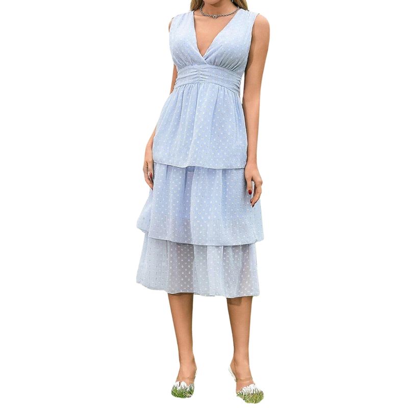 YURELKSHOP - VESTIDO DE FIESTA MIDI BODA COCTEL  GRADO_.