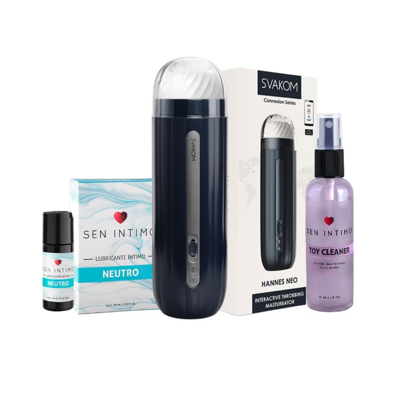 GENERICO - Set Hannes Masturbador Masculino con App