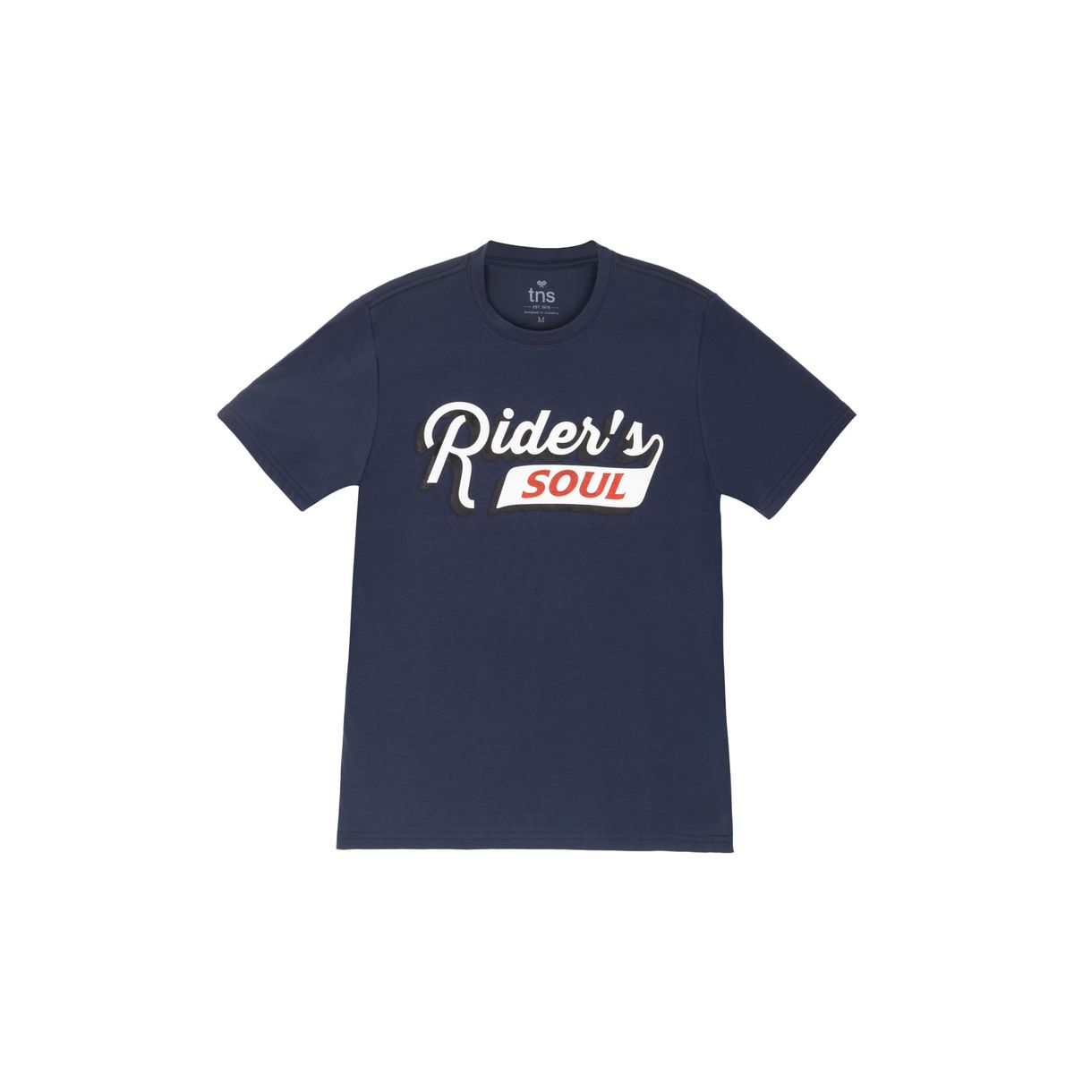 TENNIS - Camiseta azul estampada para hombre