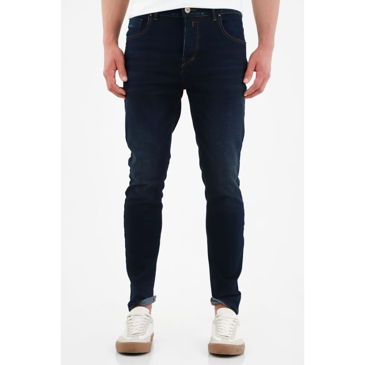 TENNIS - Jean Super Skinny azul oscuro para hombre