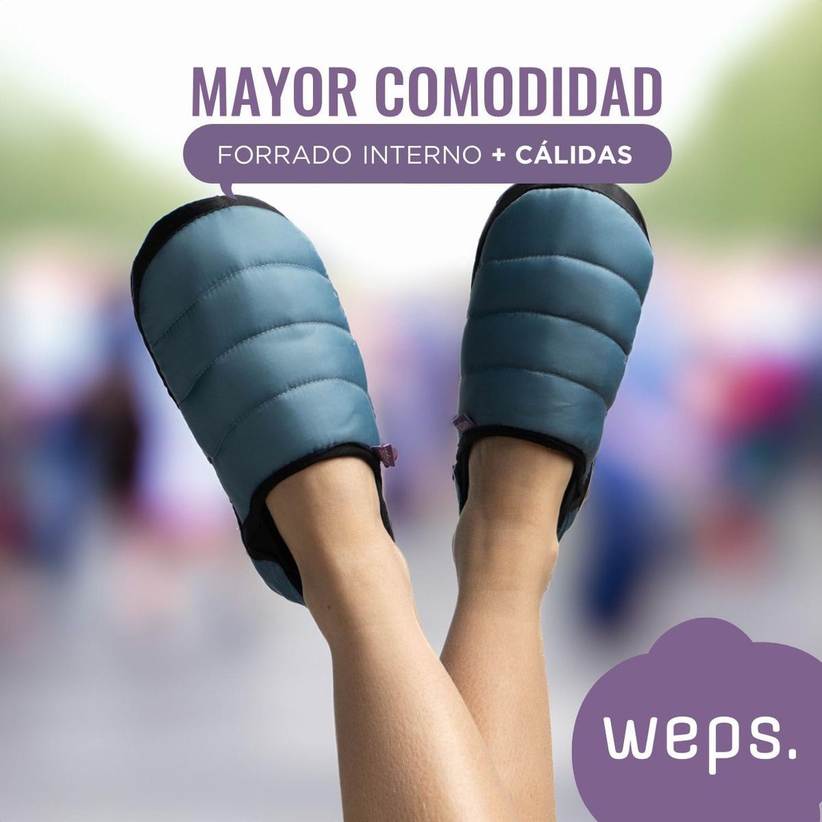 CASATUA - Pantuflas Mujer Hombre Niño Weps Termicas Antideslizantes