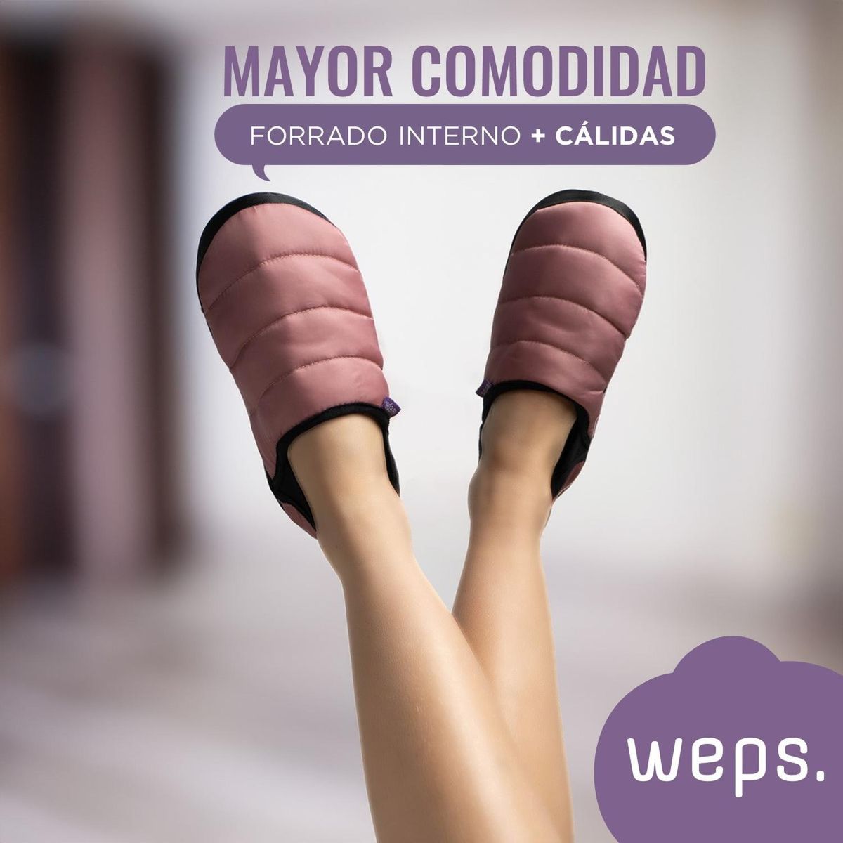 CASATUA - Pantuflas Mujer Hombre Niño Weps Termicas Antideslizantes