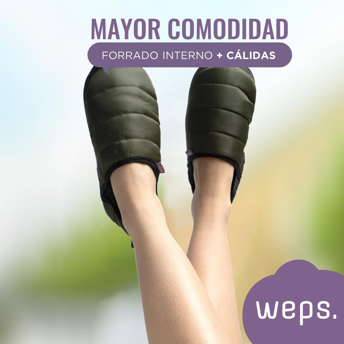 CASATUA - Pantuflas Mujer Hombre Niño Weps Termicas Antideslizantes