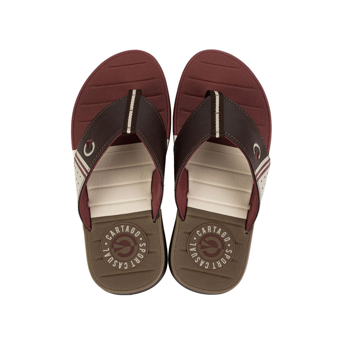 CARTAGO - SANDALIA CAFE HOMBRE CARTAGO SEVILHA IV THONG 11333-AS598