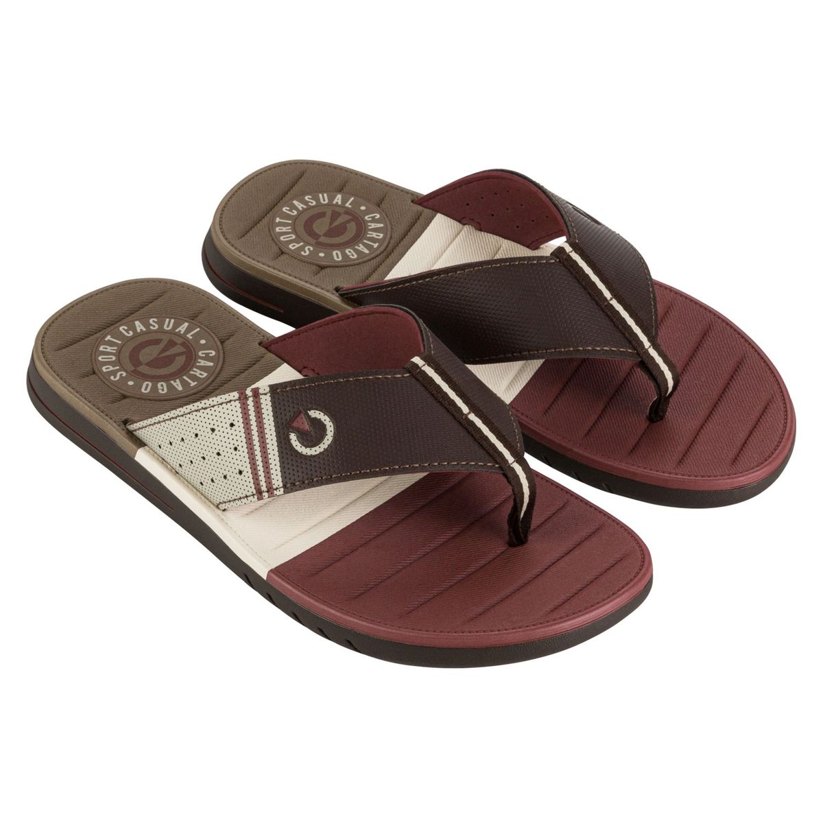 CARTAGO - SANDALIA CAFE HOMBRE CARTAGO SEVILHA IV THONG 11333-AS598