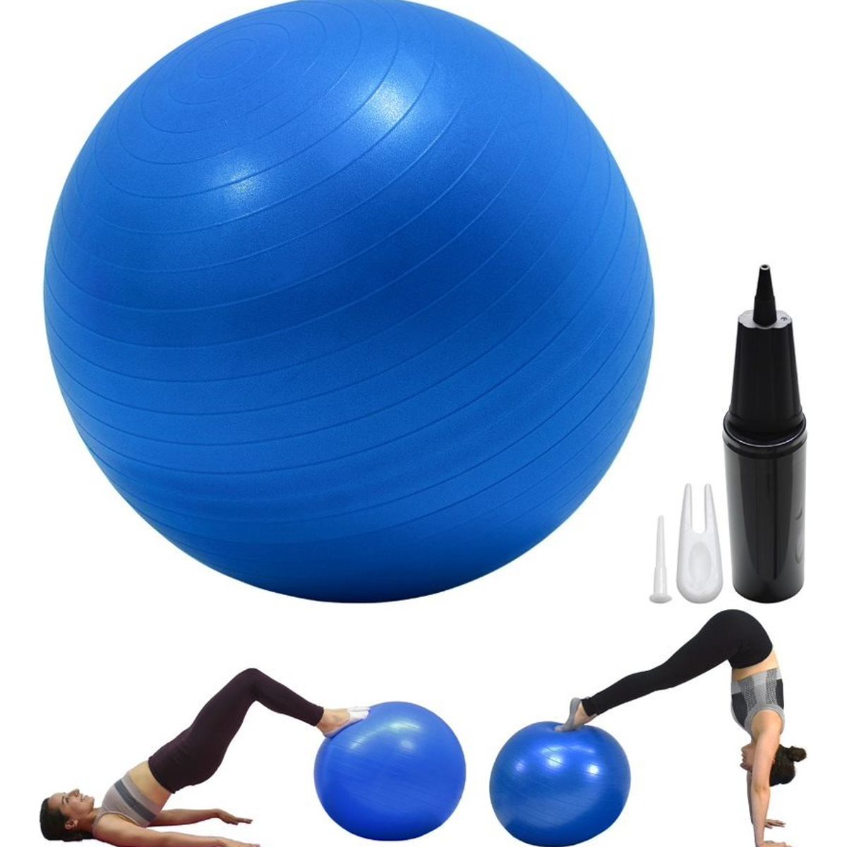 CENTURFIT - Balón Pelota Pilates Yoga Sport Fitness Balance Bola 60 Cm