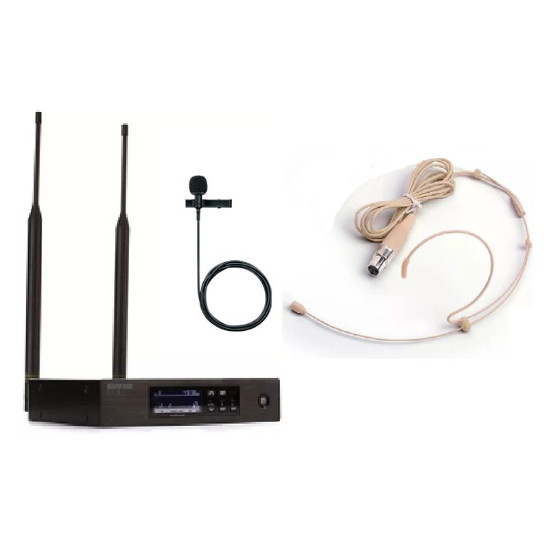 SHURE - Microfono Shure Inalambrico Diadema Solapa Instrumento Profesional
