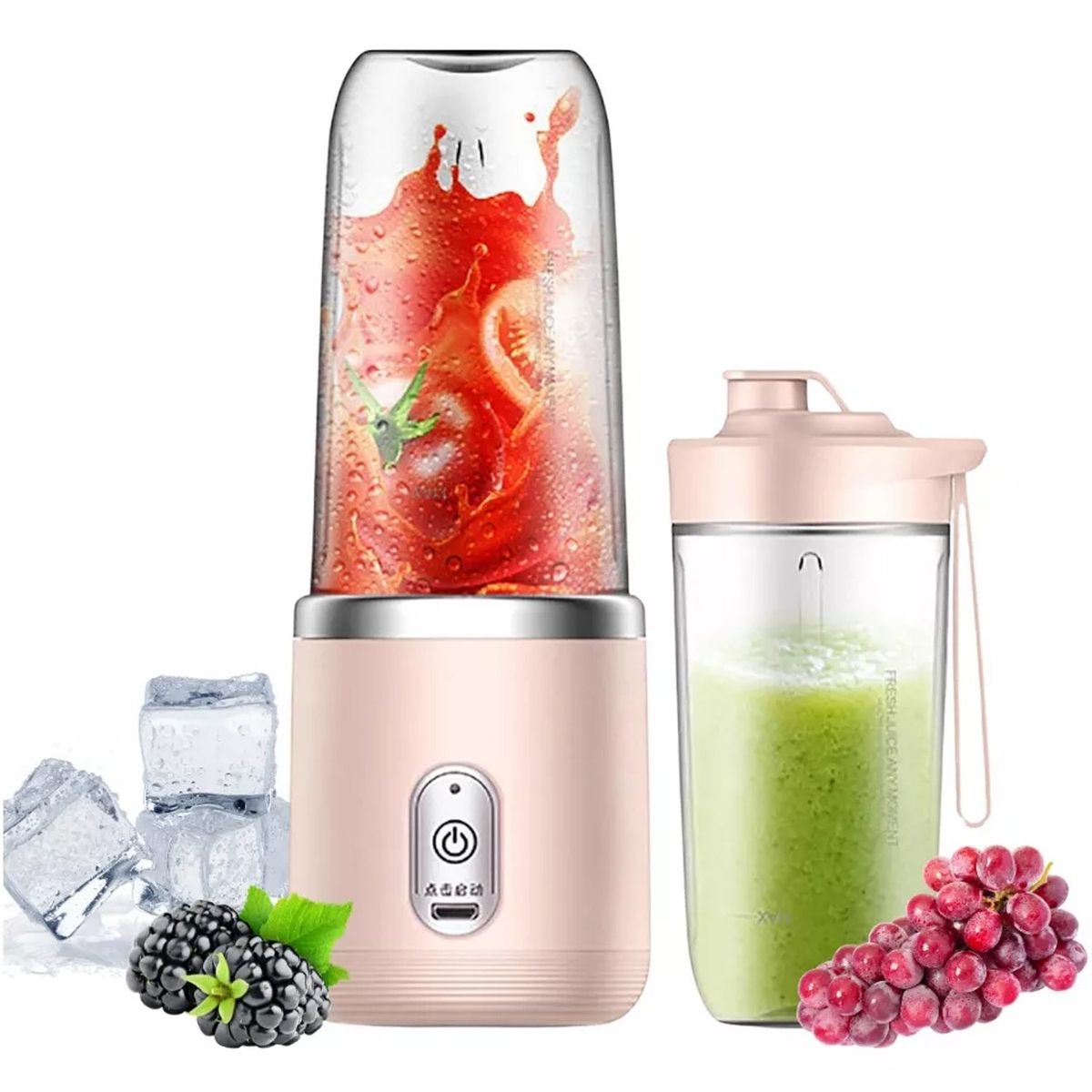 ONE PIXEL - Mini Licuadora Personal Con Copa Deportiva Recargable