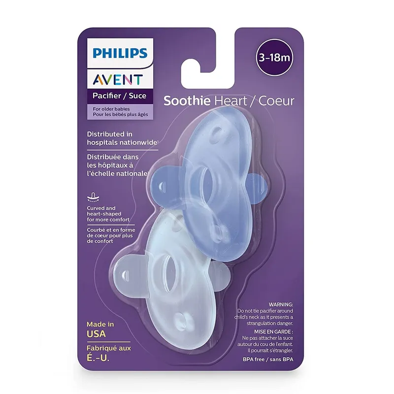 AVENT - Chupos Mamilas Entretencion Avent Soothie Corazon 3-18m
