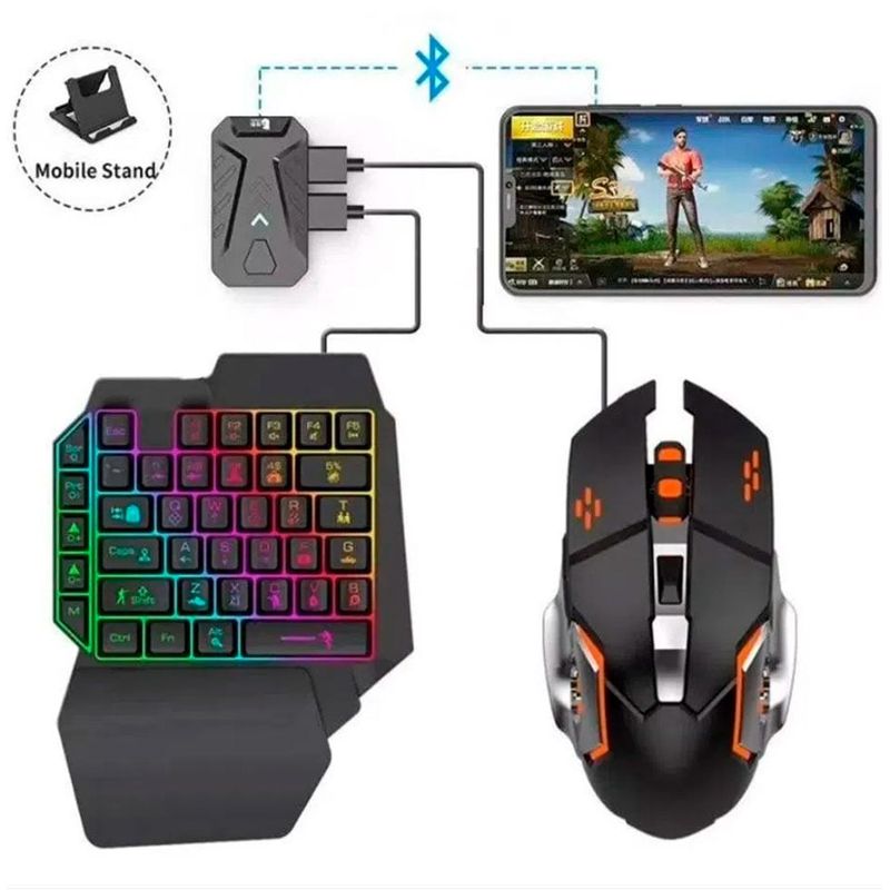 GENERICO - Teclado Gamer 4 en 1 gaming