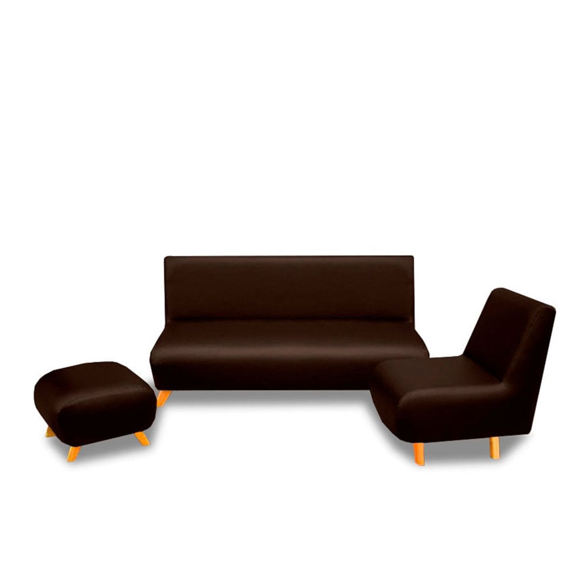 MAGIC CLASS - SALA MODERNA ELIPSE ECOCUERO CAFÉ