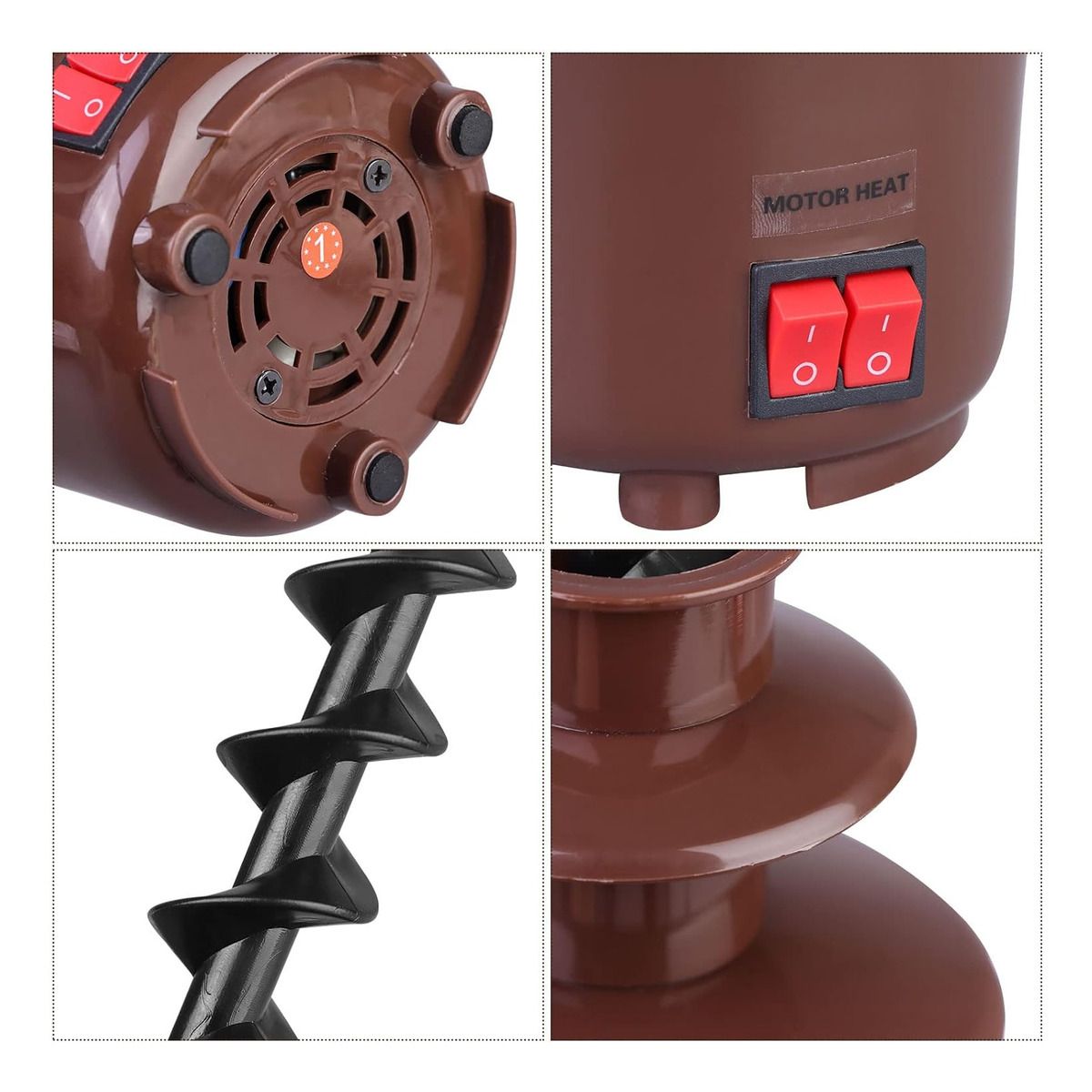 GENERICO - Mini Fuente Chocolate De 3 Niveles Profesional
