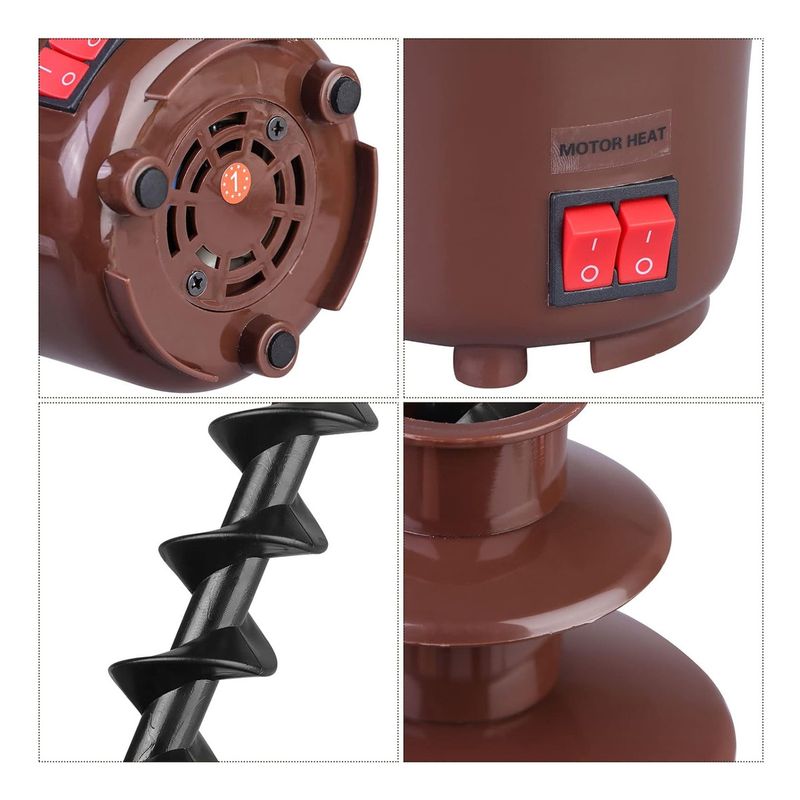 GENERICO - Mini Fuente Chocolate De 3 Niveles Profesional