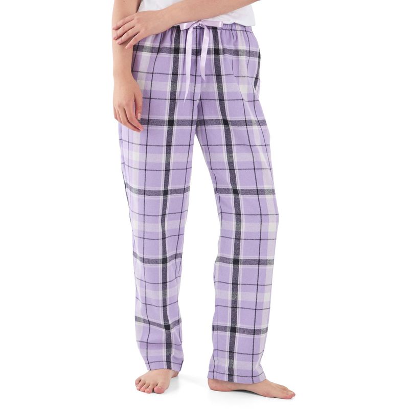 SANTANA - Pantalón Pijama Leñador Mujer Lavanda