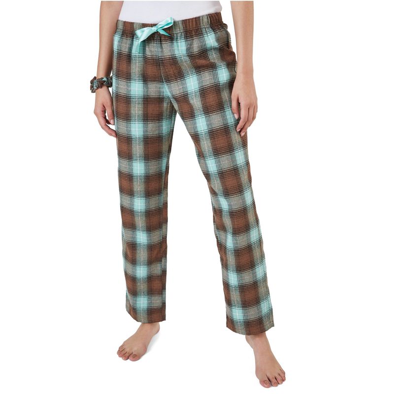 SANTANA - Pantalón Pijama Leñador Mujer Verde Menta