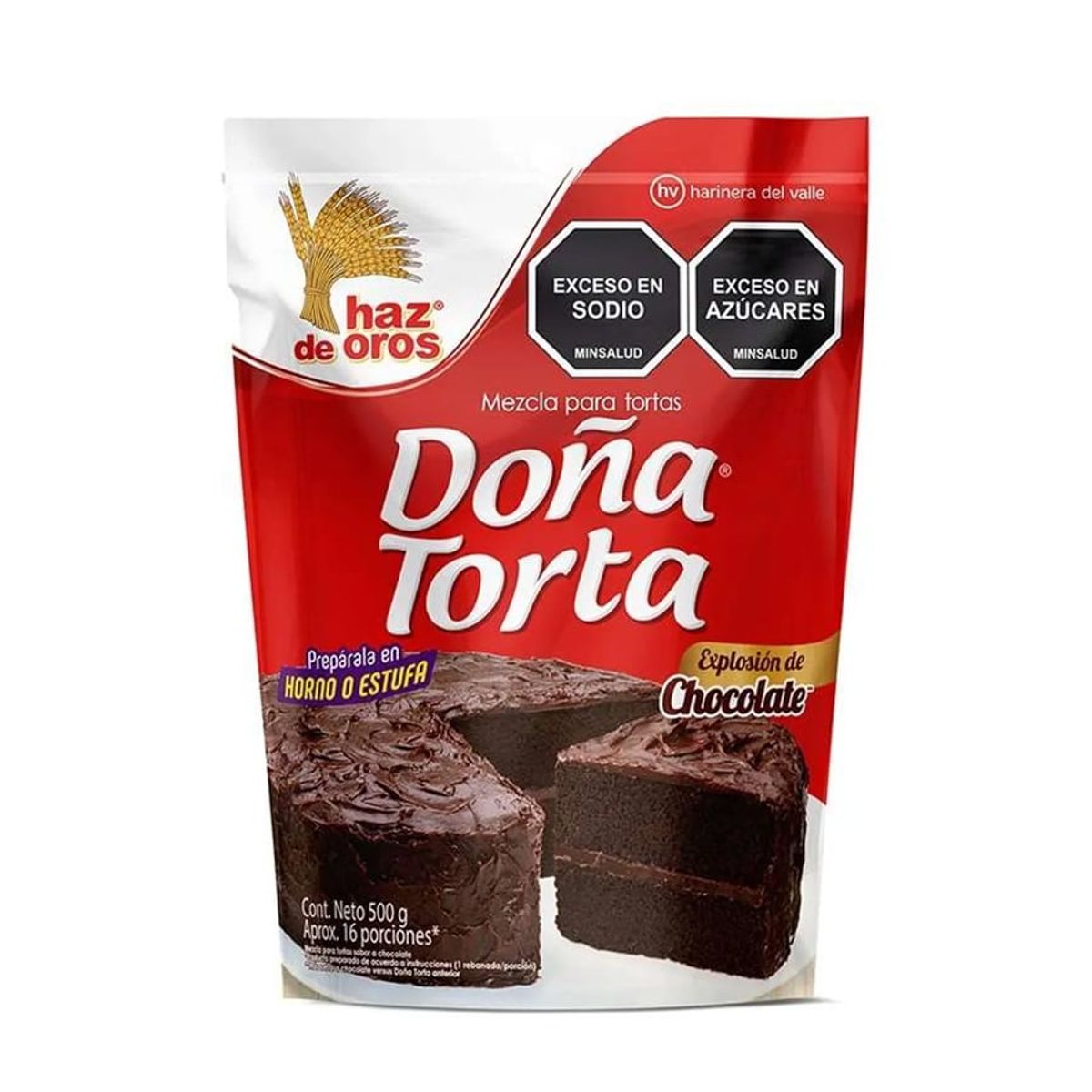 GENERAL - Mezcla Para Tortas Chocolate Doña Torta Haz de Oros x 500g.