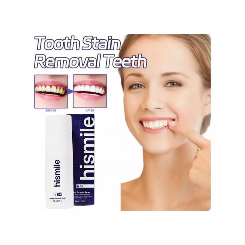 GENERICO - Crema Hismile V34 Corrector de Color Blanqueamiento Dental