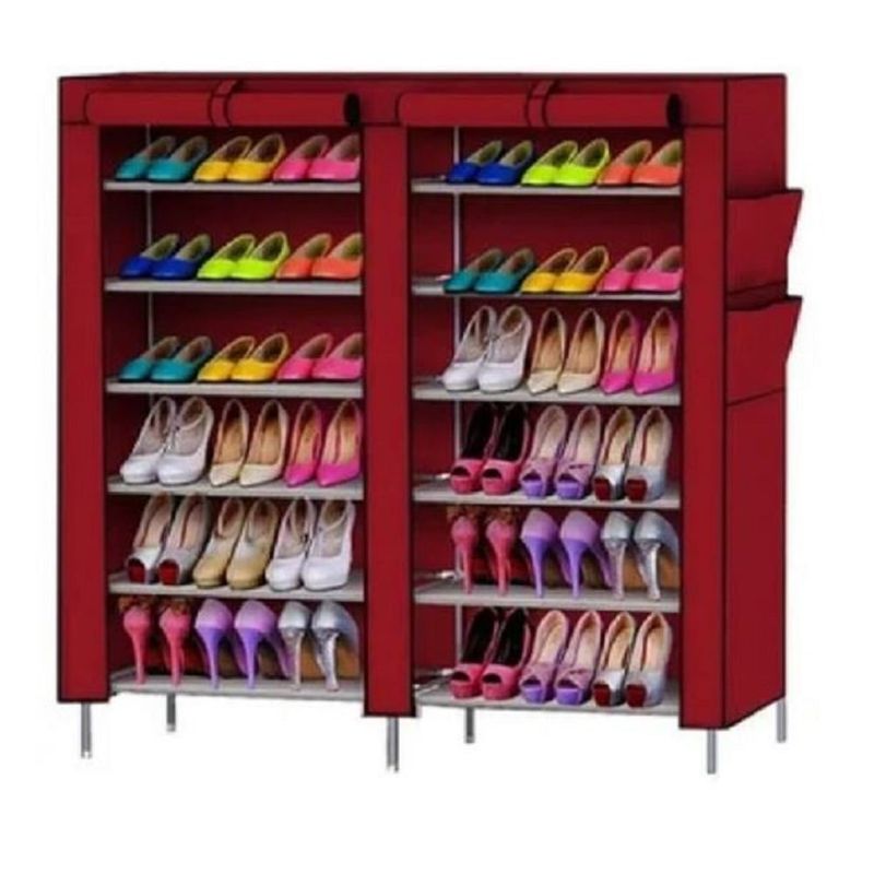 EACHINE - Zapatero Con Forro color rojo  De Zapatos 36 pares Desarmable