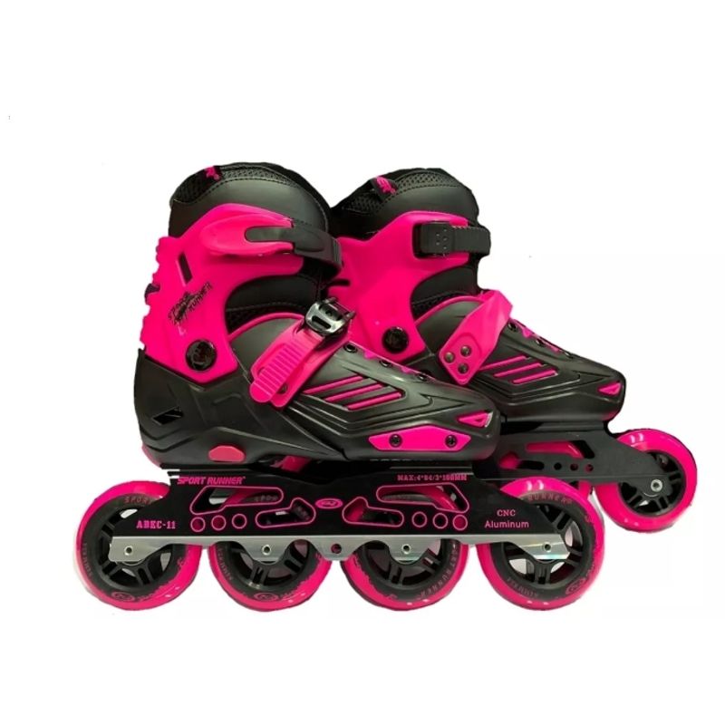 SPORT RUNNER - Patines Semiprofesionales Sport Runner Bota Dura Fucsia