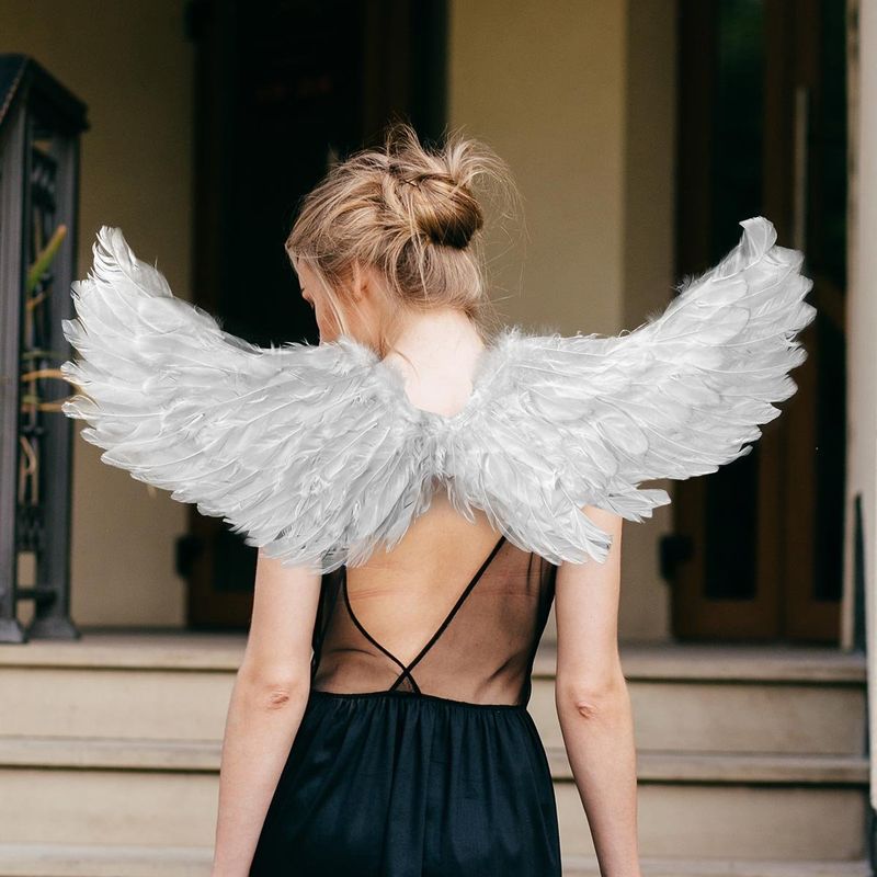 COMPRALOENCASA COM - Alas Ángel Medianas Verticales Disfraz Halloween OF-1538