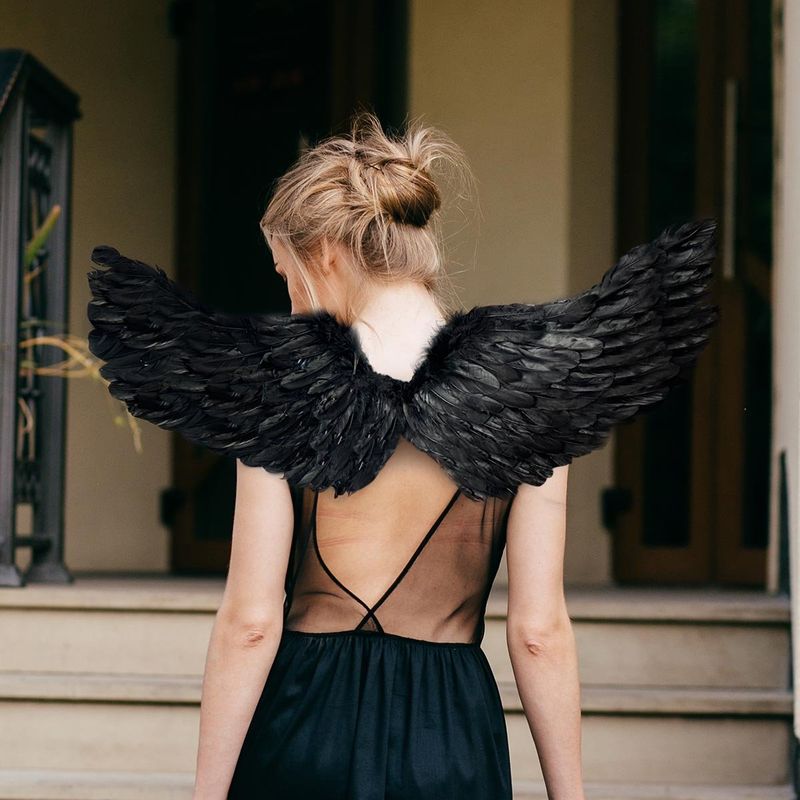 COMPRALOENCASA COM - Alas Ángel Medianas Verticales Disfraz Halloween OF-1538