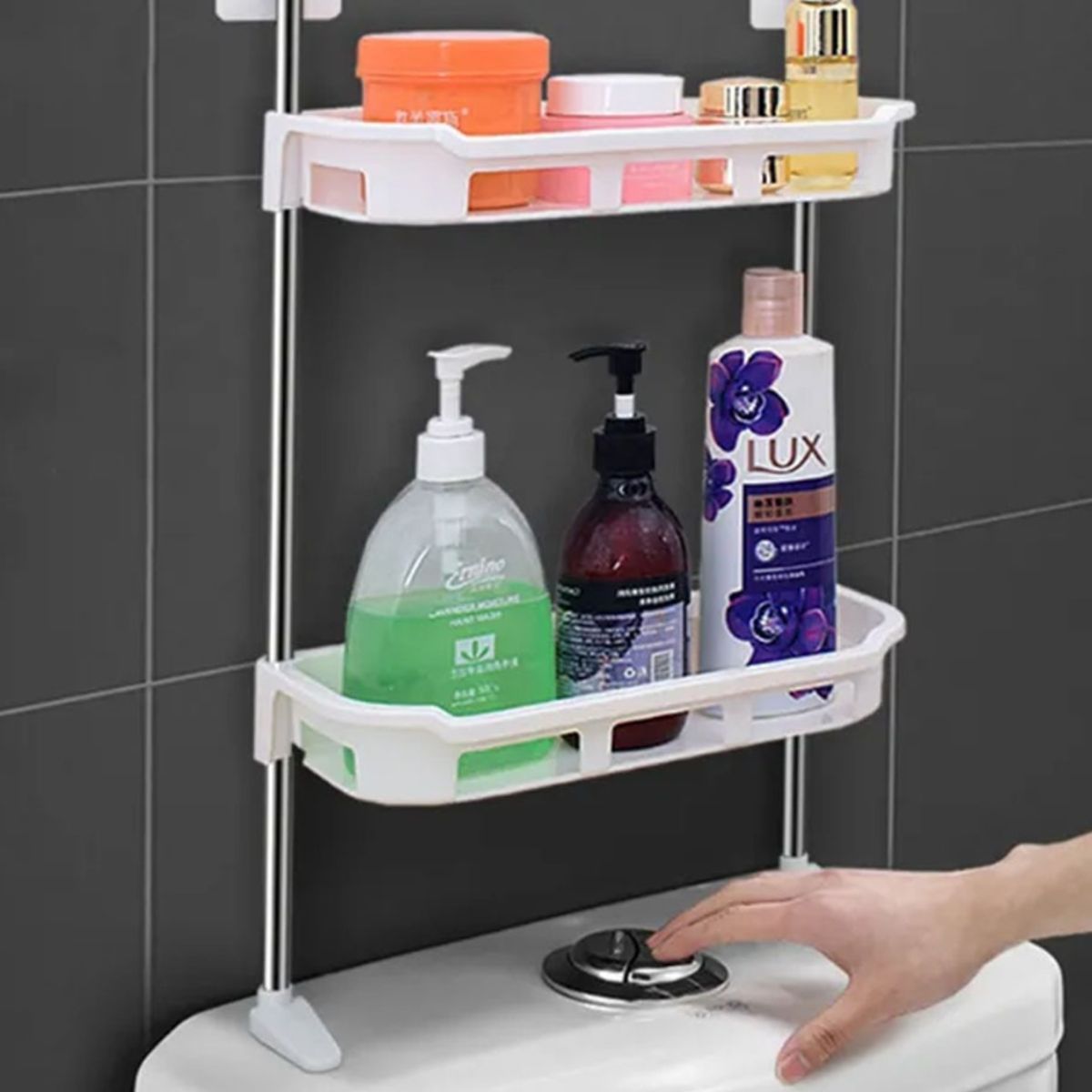 GENERICO - Organizador Estante Para Baño Repisa Inodoro