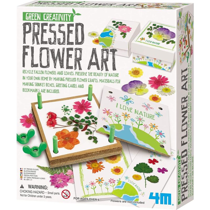 4M - Juegos De Experimentos Arte Con Flores Para Niñas Niños