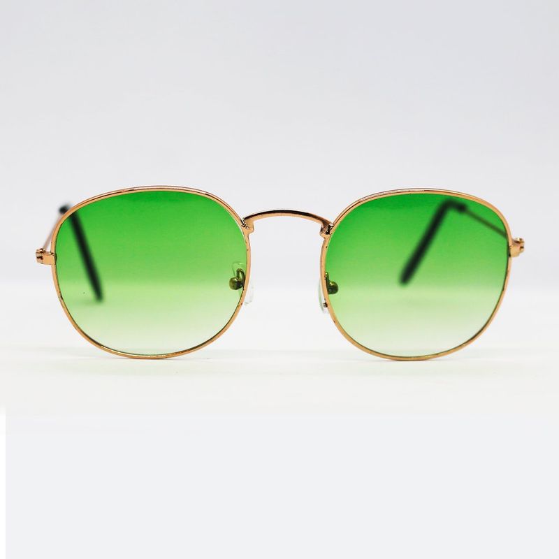 AT NIGHT SUNGLASSES - Gafas de sol At Night Niños Round lente verde UV400.