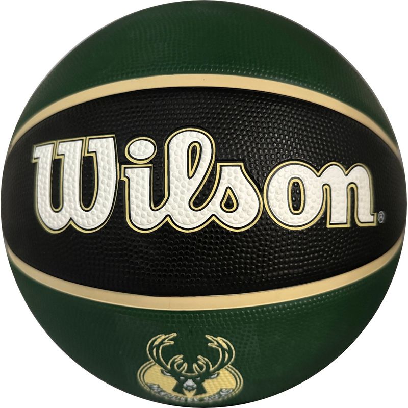 WILSON - Balon Baloncesto Wilson Nba Milwaukee Bucks Competi 7 Verde