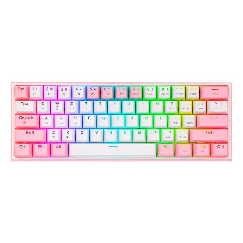 REDRAGON - Teclado Gamer Mecánico Wireless Redragon K616 RGB-WP Fizz Pro