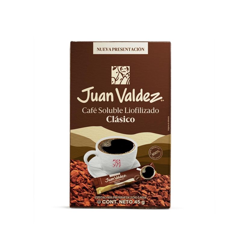 JUAN VALDEZ - Sticks Café Liofilizado Juan Valdez X 30 Uds
