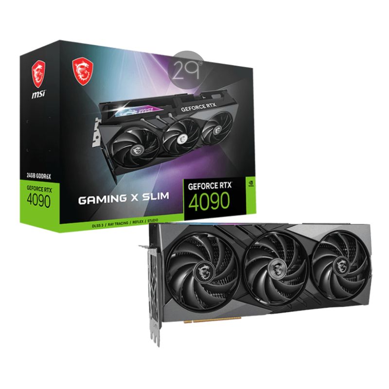 MSI - Tarjeta De Vídeo MSI GAMING SLIM GeForce RTX 4090 GDDR6X 24GB