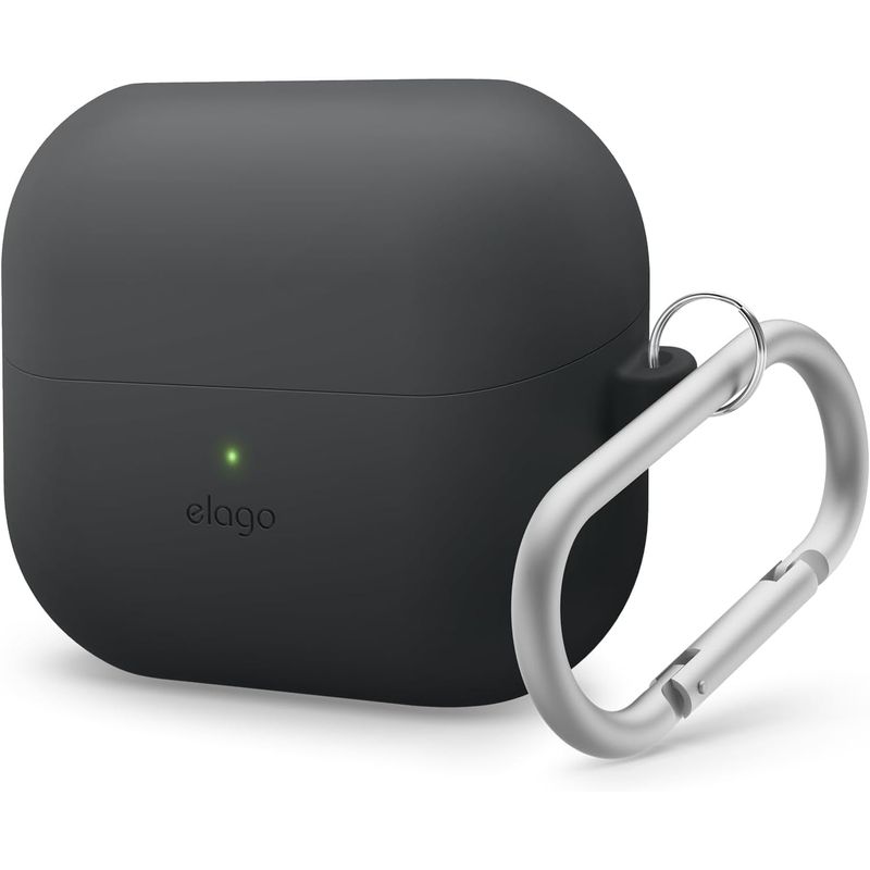 ELAGO - ELAGO Estuche Compatible Galaxy Buds 3 / Buds 3 Pro Con Arnés Negro