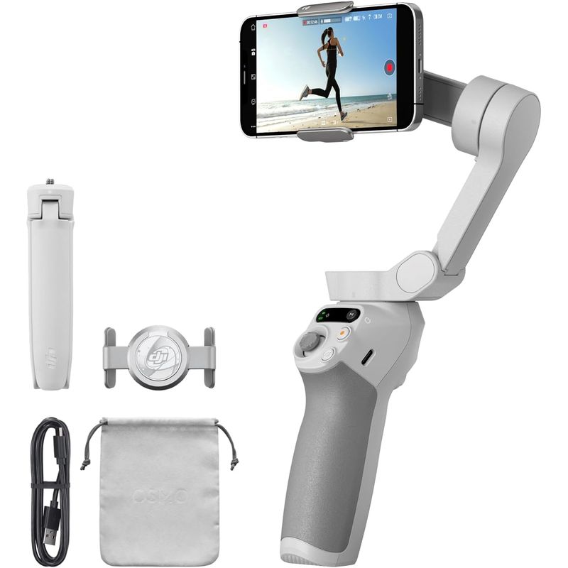 DJI - DJI Osmo Mobile SE Gimbal inteligente, cardán  teléfono  3 ejes