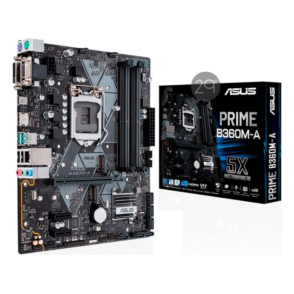 ASUS - Board Asus Prime B360m Socket 1151 Intel 9, 8, 6 Generacion