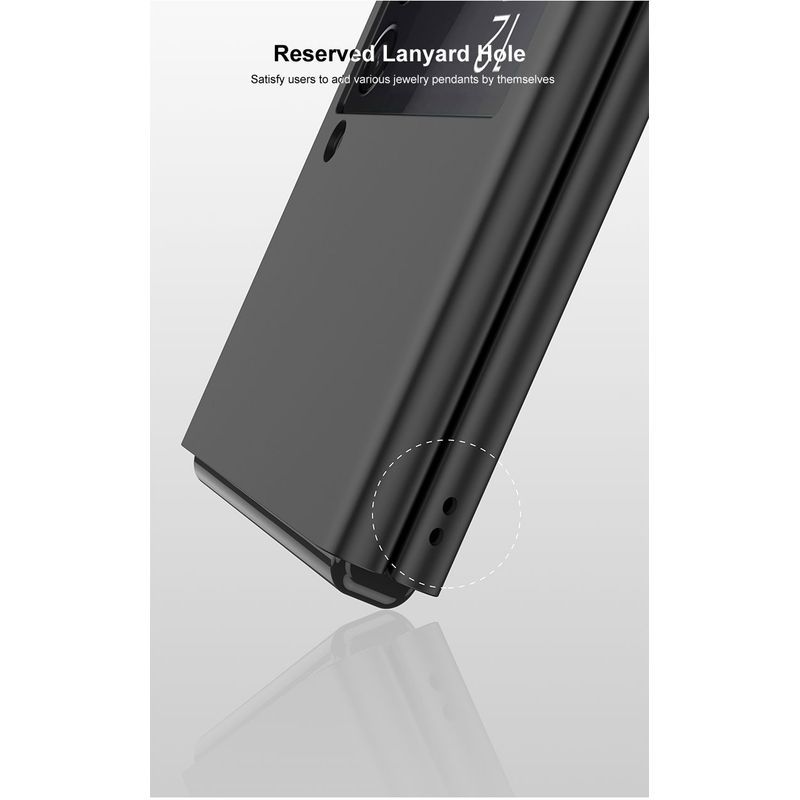 GENERICO - Funda Carcasa Estuche Protector Para Samsung Z Flip 3 Negro