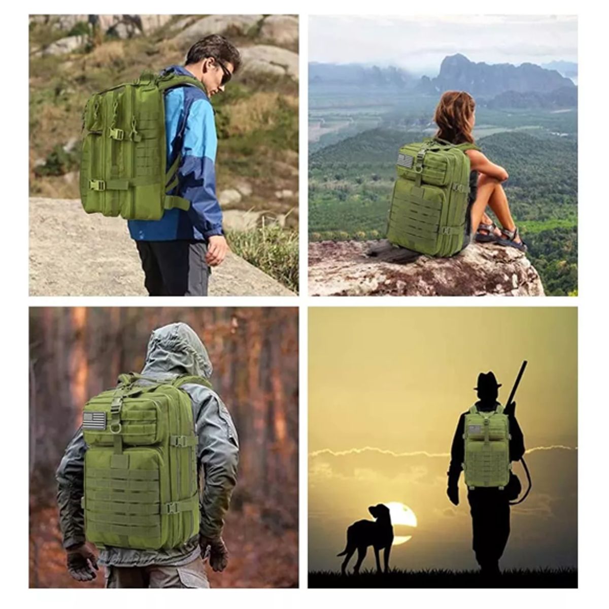 DISTRIBUCIONES GUZ SAS - Mochila Militar Táctica De Asalto Mochila Portatil 50 L