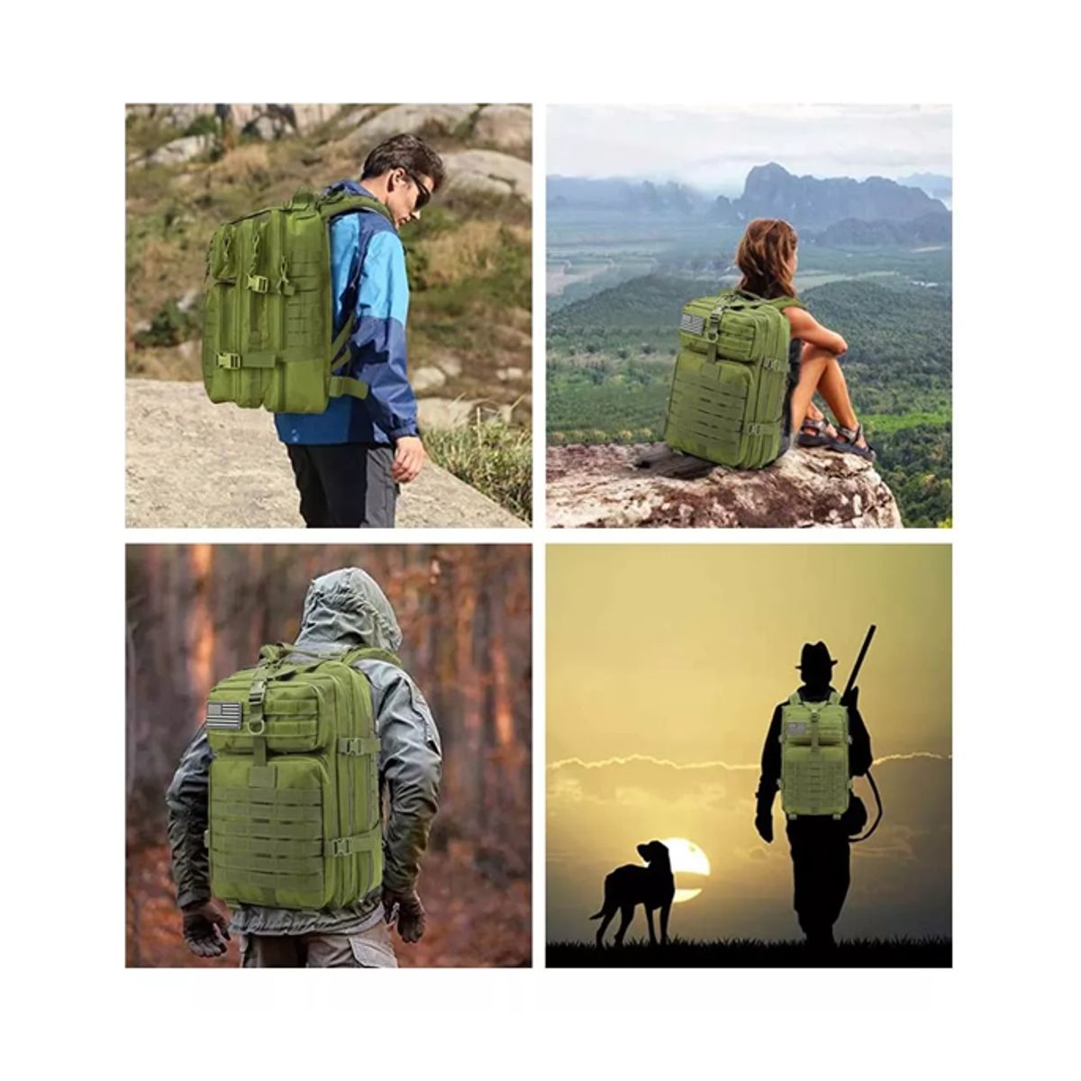 DISTRIBUCIONES GUZ SAS - Mochila Militar Táctica De Asalto Mochila Portatil 50 L