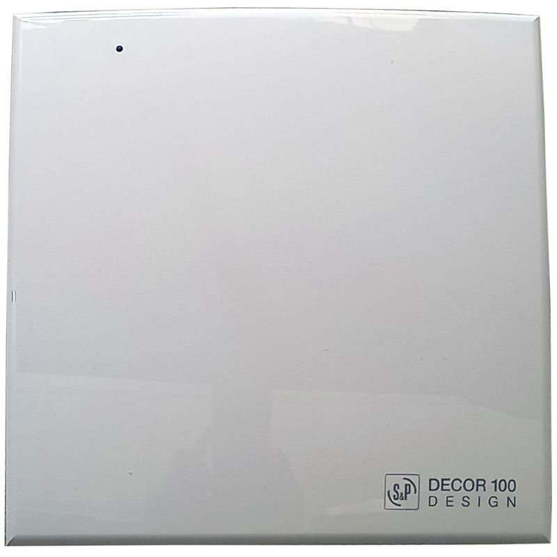 GENERICO - EXTRACTOR AXIAL PARA BAÑO DECOR-100 C DESING 16x16 4”