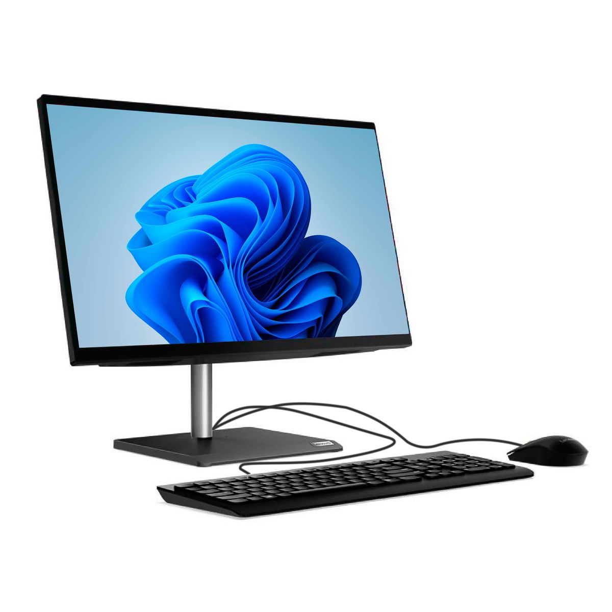 LENOVO - AIO LENOVO 238″ FHD AMD R7-5700U RAM 16GB 512GB SSD Black