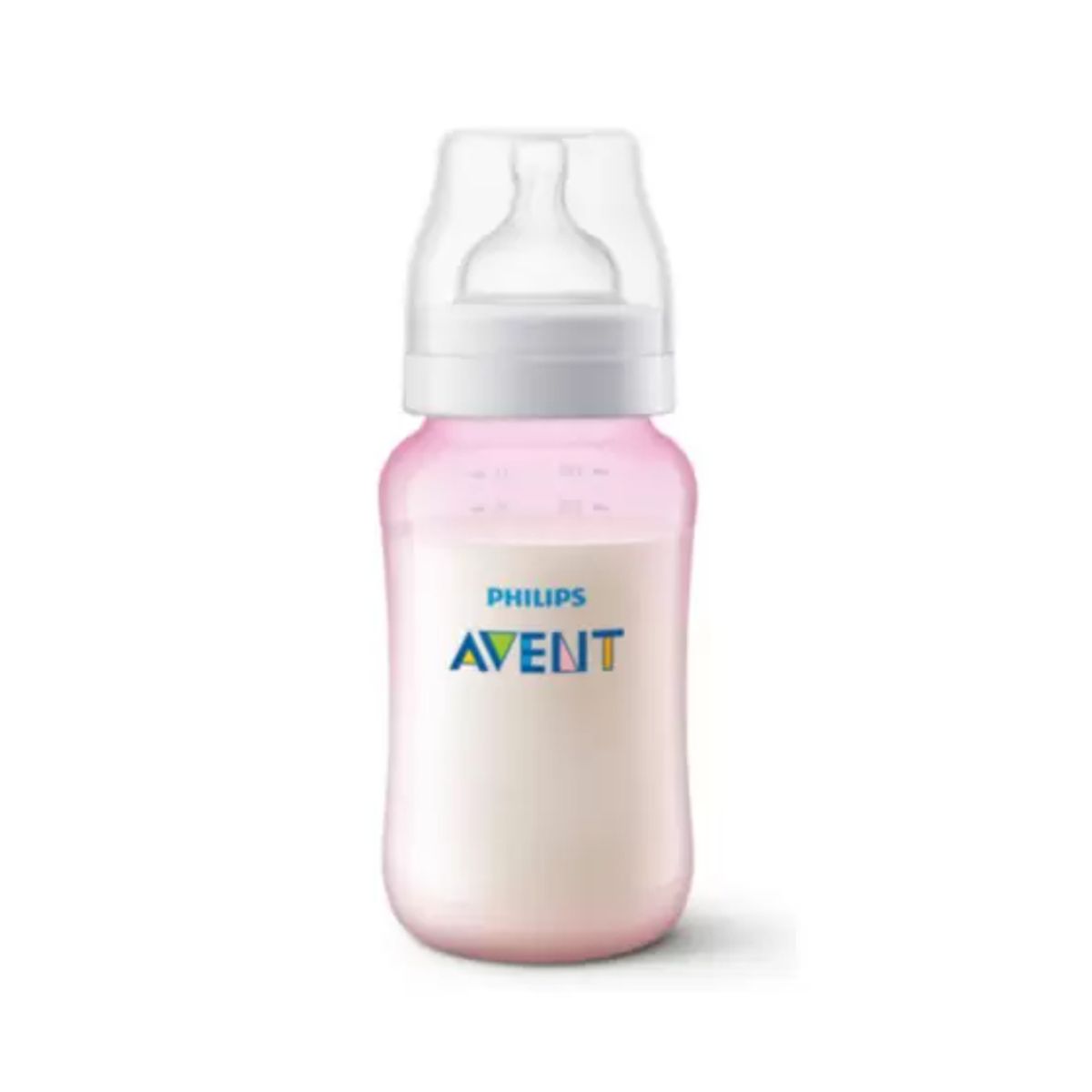 AVENT - Tetero Válvula Anticólicos Rosa 11Oz - Avent - SCY12111