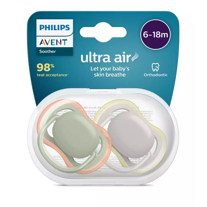 AVENT - Chupete Avent Ultra Air 6-18M - Avent - SCF08520