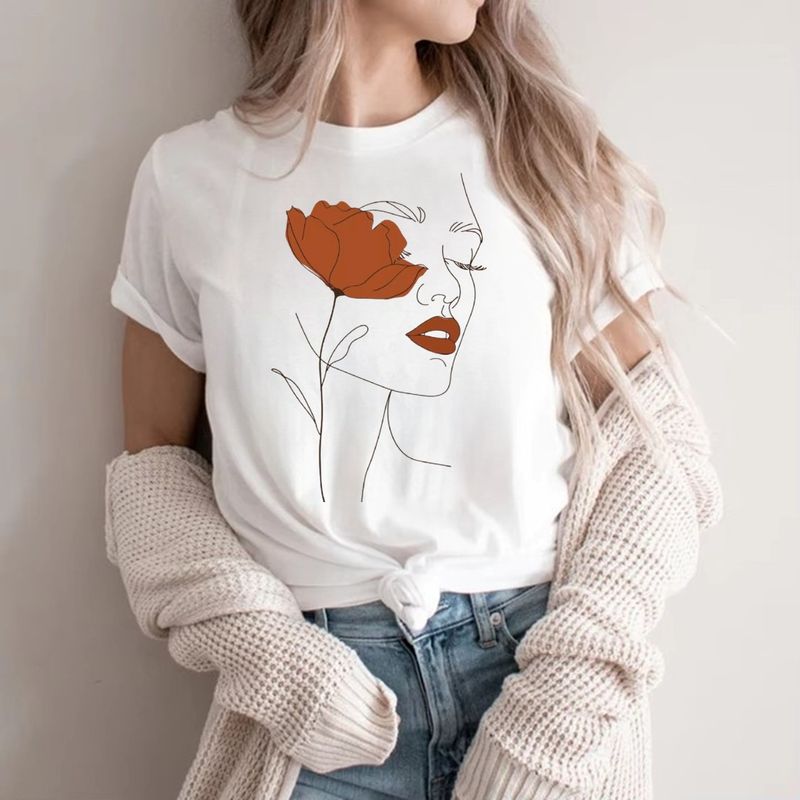 FLORESA - Camiseta Mujer Estampado Floresa